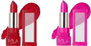 mila beaute Matte Lipstick Combo Set | Highly Pigmented & Lightweight Formula | Matte Finish