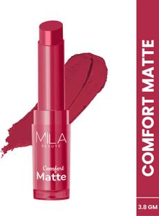 MILA BEAUTÉ Comfort Matte Lipstick | Highly Pigmented & Matte Finish Long lasting Lipstick
