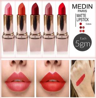 MEDIN Paris my look matte lipsticks cosmetics makeup combo set of 5