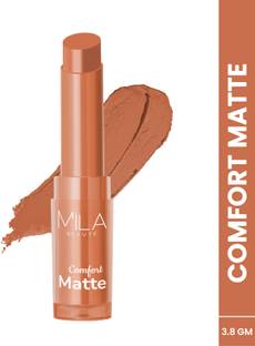 MILA BEAUTÉ Comfort Matte Lipstick | Highly Pigmented & Matte Finish Long lasting Lipstick