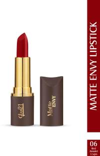 Glam21 Matte Envy Lipstick Creamy Non Drying Formula Smudge Proof Long Lasting