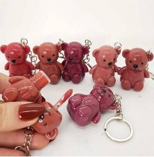 aapni dukan Teddy Lip Gloss Combo red ,maroon & pink waterproof, Birthday Gift For Girl A18
