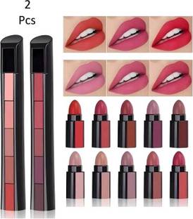 Hezruck Fabulous 5in1 Double Shade Waterproof Lipstick
