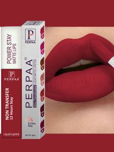 Perpaa Waterproof Liquid Matte Power Stay Lipstick - Super Stay (Upto12 Hrs Stay)
