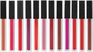MISSLOOK Set of 12 Liquid Lipsticks Matte Finish Long Lasting Lipstick Combo