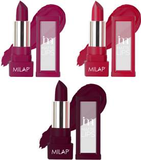 MILAP Long Stay Matte Lipstick Combo Set of 3