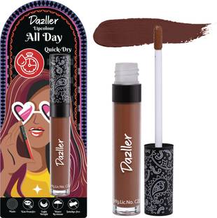 Dazller All Day Lipcolour, Ultra Intense Matte,Smudge-Proof, Lightweight,Up to 8Hrs Stay