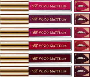 VOZO Velvety Smooth Matte Liquid Lipstick - Non-Drying & Lightweight Combo Set-24