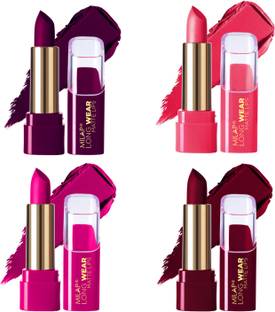 MILAP Long Wear Matte Lipstick Combo Set of 4