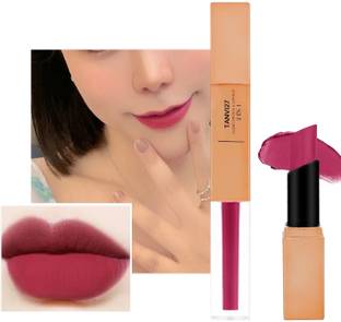 tanvi27 Full Coverage, Hydrating, Smooth Texture Liquid and Crayon Rose Pink Lipstick