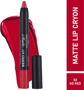 Half N Half Matte Lip Crayon Velvet Soft|Long Lasting|Non-Transfer|24h Super Stay