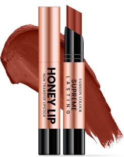 FASHION COLOUR Supreme Lasting Honey Lip Non Transfer waterproof Creamy Matte Formula