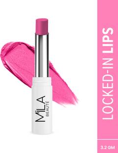 mila beaute Locked In Lips Lipstick Transfer Proof with Velvety Texture Lightweight