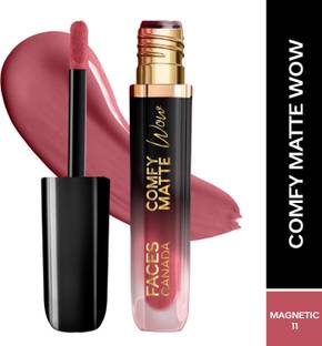 FACES CANADA Comfy Matte Wow Liquid Lipstick | Highly Pigmented | Long Lasting