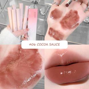 DAIMANPU Solid Lipstick Crayon GEGE Bear, Gloss, Lip Melt, Feathery Light, 6 Shades