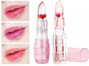 Ashyra Waterproof Crystal Clear Flower Lipstick (Pack of 2)
