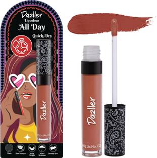 Dazller All Day Lipcolour, Ultra Intense Matte,Smudge-Proof, Lightweight,Up to 8Hrs Stay