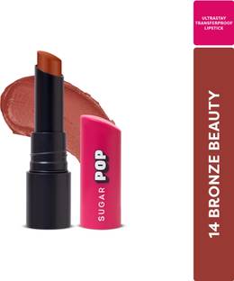 SUGAR POP Ultrastay Transferproof Lipstick 14 Bronze Beauty Waterproof | Smudgeproof