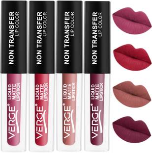 VERGE Lip Shots Non Transfer Waterproof Liquid Lip Color With Long Stay & Matte Finish