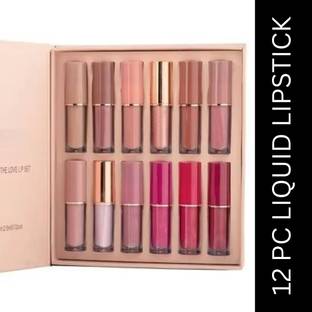 Sajuma Beauty Everyday & Party Wear Liquid Lipstick Pack of 12