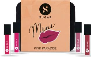 SUGAR Pink Paradise Mini Lipstick Set