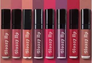FLIPZON New BEAUTY Lipstiks Combo Pack of 8 Liquid Mini Lipstick