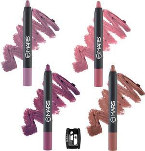 MARS Smudge Proof Matte Lip Crayon With Gift Box