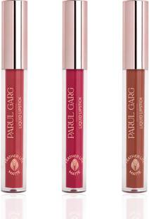 Parul Garg Liquid Lipstick Trio Pack | High-Pigment, Lightweight & Transfer-Proof