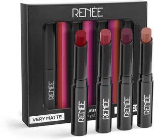 Renee Very Matte Pack of 4 Matte Lipsticks 1.6gm each