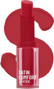 SWISS BEAUTY Satin Comfort Lipstick | Ultra-Hydrating | Highly Pigmented |Satin Matte Finish