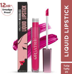 Orgatre Moodbliss Liquid Lipstick waterproof - 12Hr Stay, Non-Transfer & Smudge-Proof