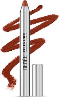 Renee Colorlock Transfer Not Matte Lip Crayon with Sharpener, Waterproof & Smudgeproof
