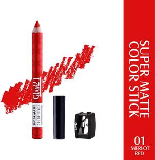 Glam21 Super Matte Colorstick Wooden Lipstick | Long Lasting & Ultra Pigmented