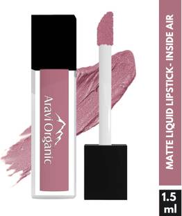 Aravi Organic Soft Pink Matte Finish Long Stay Liquid Lipstick With Almond Oil & Vitamin E