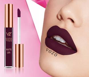 VOZO Stay-All-Day Matte Liquid Lipstick - Waterproof & Fade-Resistant Set No-02