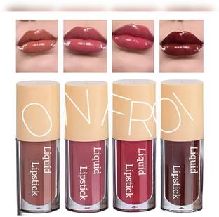 Onfroi Waterproof Lipstick Glossy For Women| Gives Natural Color | Lightweight Lipstick