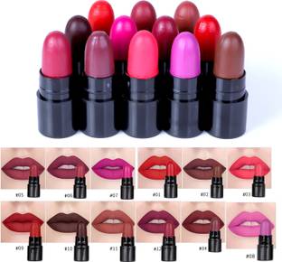 play run USA Popular Mini Matte Travel Combo Lipstick Set Of 12