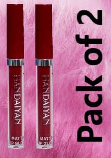 LARA KOSSLER Matte Maroon Liquid Lipstick Twin Set