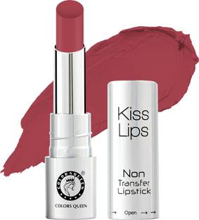 COLORS QUEEN Kiss Lips Long Lasting, Water Proof, Non-Transfer Matte Lipstick