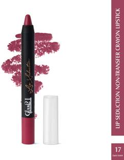 Glam21 Lip Seduction Non-Transfer Crayon Lipstick | Longlasting Creamy Matte Formula