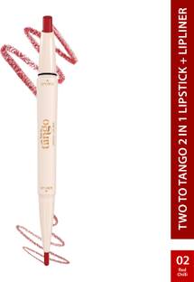 Glam21 Two To Tango Lipstick+LipLiner Duo | Smudgeproof Non-Transfer Matte Finish