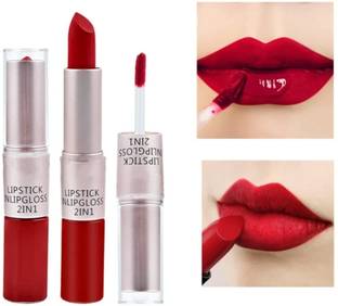 DARVING MATTE FINISH BOLD RED 2 IN 1 LIPTICK