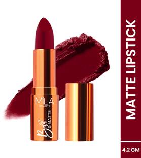 MILA BEAUTÉ Bold & Matte Lipstick | Soft & Light Weight Formula | Highly Pigmented Lipstick