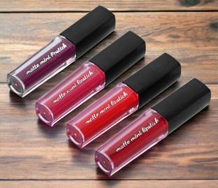 Hezruck 4 in 1 Liquid Lipstick Kit Long-Lasting waterproof