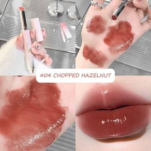 DAIMANPU Solid Lipstick Crayon GEGE Bear, Gloss, Lip Melt, Feathery Light, 6 Shades