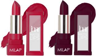 MILAP Long Stay Matte Lipstick Combo Set of 2