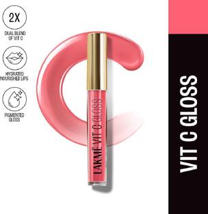 Lakmé SuperglowVIT-C Gloss-PechyNudeC2-2.5ml