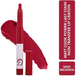 MATTLOOK Power Last Lip Stain Crayon Rich Color, non Transfer Lipstick