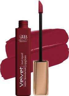 Beauty Berry Velvet Waterproof, Non Transfer Long Lasting Matte Liquid Lipstick for Women