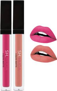 Sh.Huda Waterproof Long Lasting Beauty Matte Lipstick Combo Set of 2 Lipsticks for Women